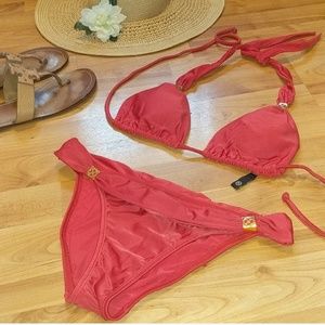 VIX Swimwear bia tube bikini with gold hardware